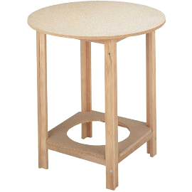 mesa camilla redonda barata con estructura reforzada