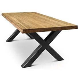 mesa de comedor industrial moderna. mesa de estilo loft.